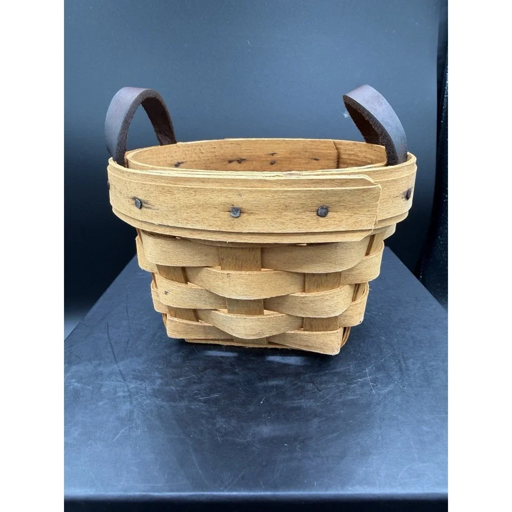 🧺🌿 Longaberger 1995 Thyme / Booking Basket 🌿🧺